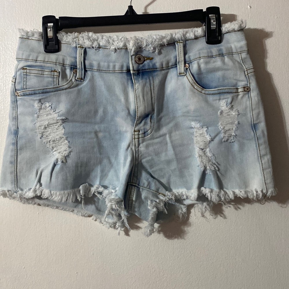 Denim shorts